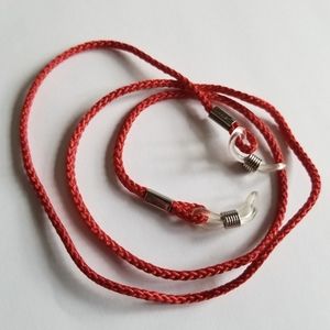 Red cord glasses holder string leash lanyard eye glasses eyeglasses